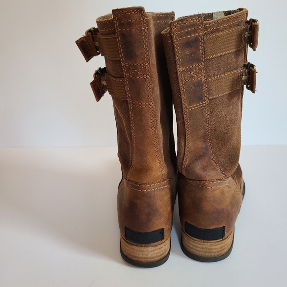 Sorel Major Pull On Leather Boots. - Picture 6 of 8